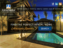 Tablet Screenshot of intracoastallongtermrentals.com